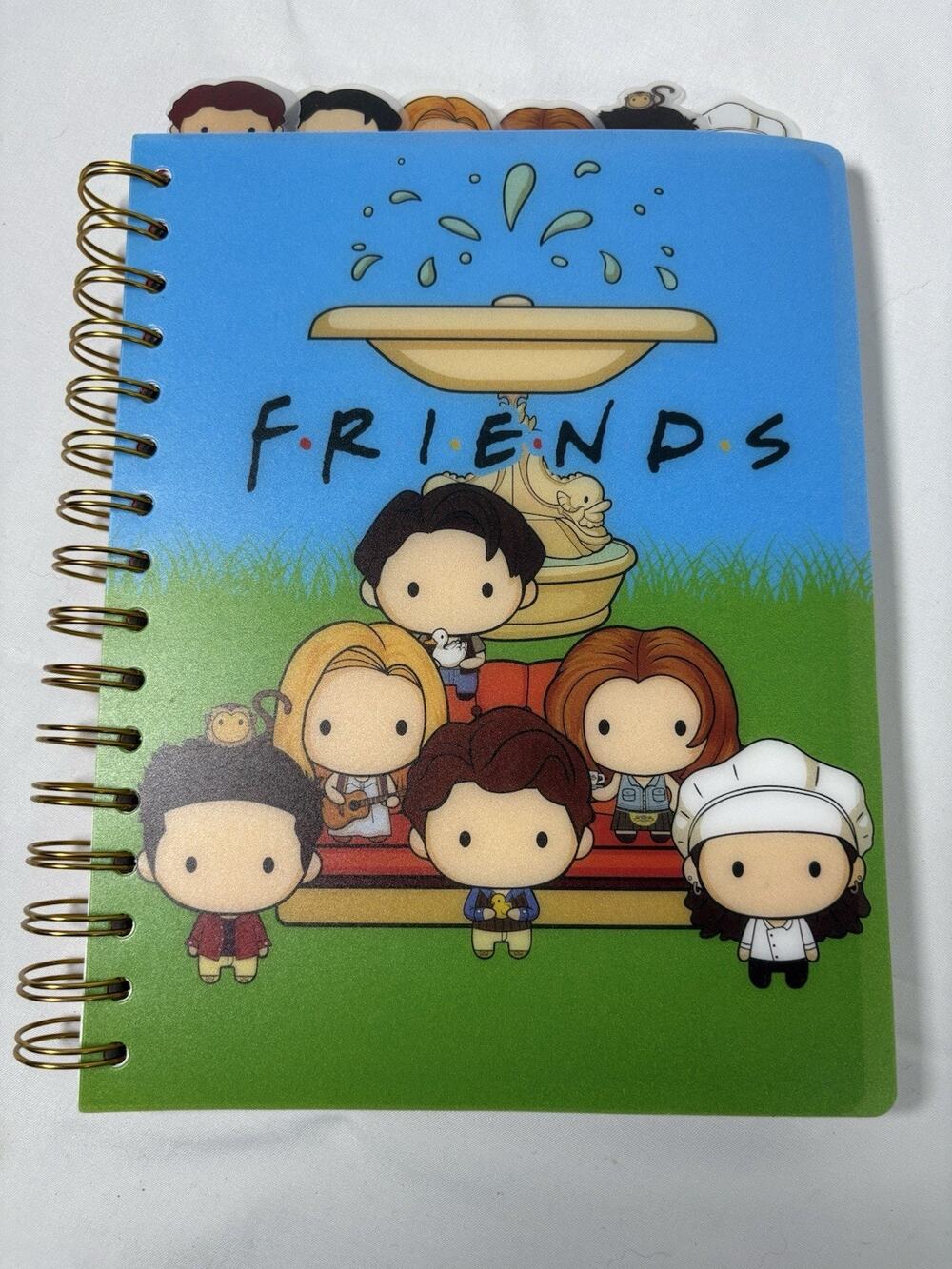 Innovative Designs NEW Friends Tab Journal Notebook 144 Sheet